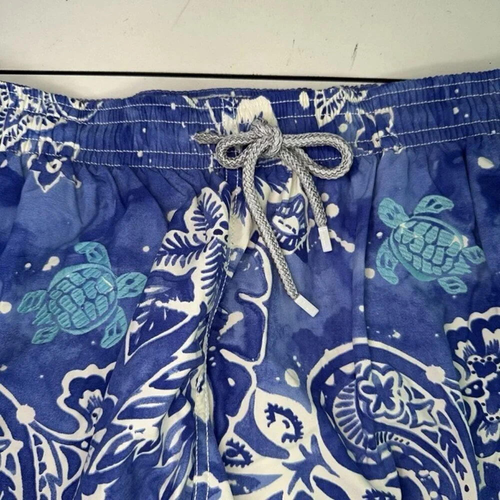 VILEBREQUIN Blue Swim Trunks Bathing Shorts XXL, 3XL $350
